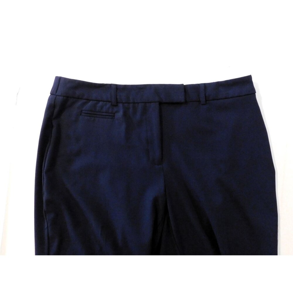 Briggs Capri Pants Size 14 Navy Blue Elastic at Waist Polyester Blend - Picture 4 of 8